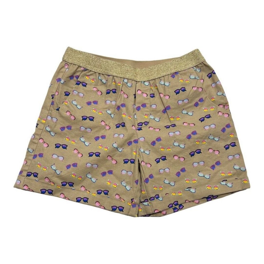 NWT GAP Girls Pull-On Short Sz XL Beige Sun Glasses #731724
